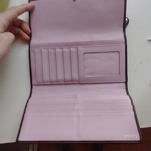 Dark brown Coach Wallet - Picture 2 of 5